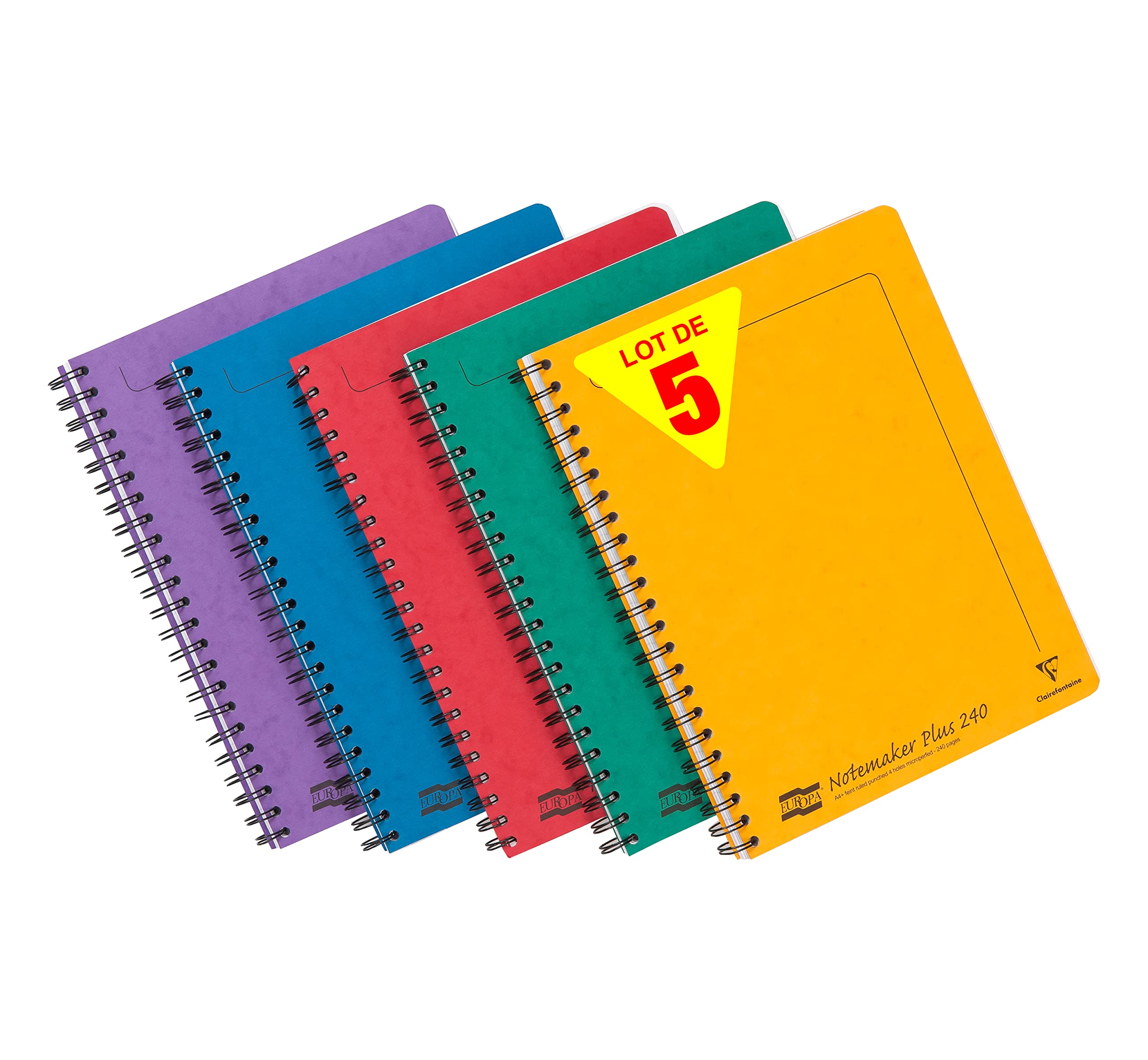 clairefontaine-europa-4860z-lot-10-cahiers-a4-lign-s image 8