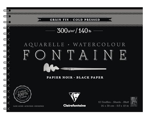 clairefontaine-painton-album-spirale-noir-19x26-300g-12f image 7