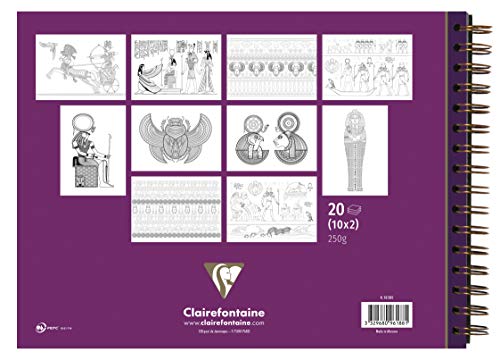 clairefontaine-painton-96188c-bloc-coloriage-gypte-32x24-20-feuilles image 8
