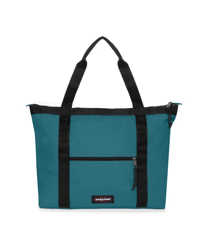 eastpak-travel-tote-sac-cabas-jade-teal-grand-deperlant image 1