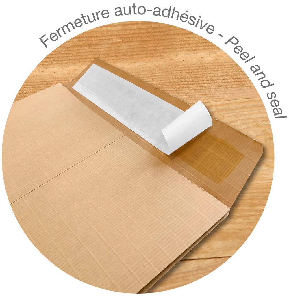 clairefontaine-pochette-kraft-arm-c4-229x324-lot-5-auto-adh-sive image 3
