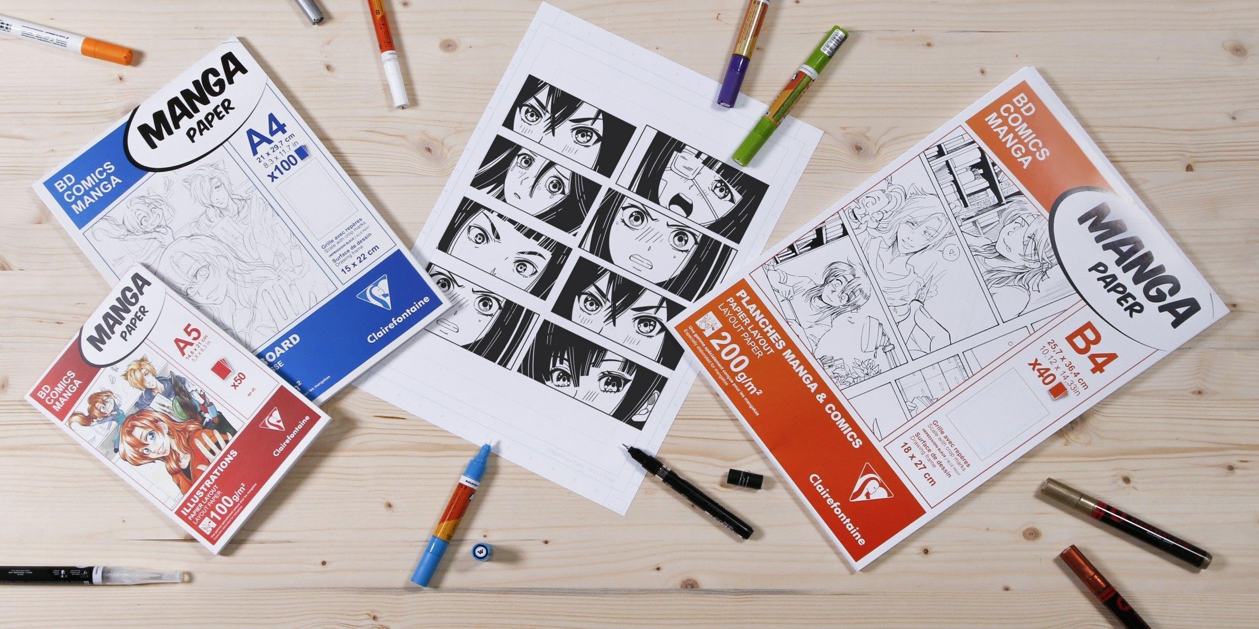 clairefontaine-painton-94044c-papier-manga-a4-uni-200g-x40 image 5